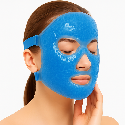 Veh-loo-tay Cooling Spa Gel Mask — Ocean Breeze Set (2 PCS Face + Eye Masks)