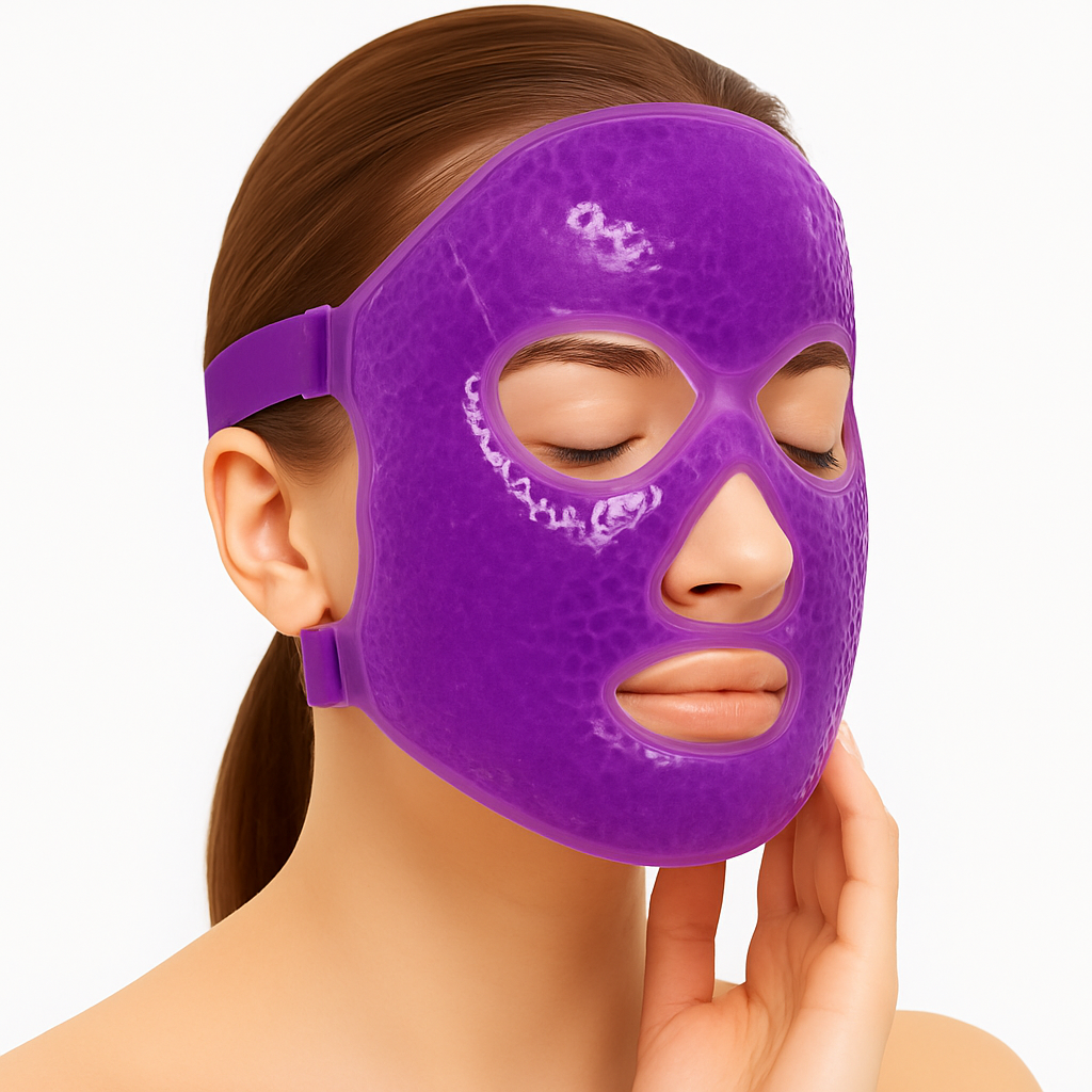 Veh-loo-tay Cooling Spa Gel Mask — Lavender Dream Set (2 PCS Face + Eye Masks)