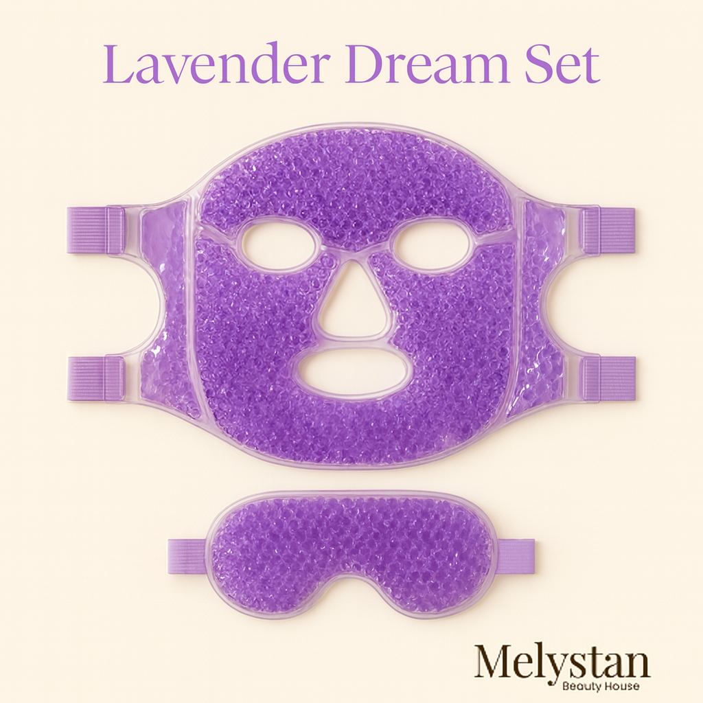 Veh-loo-tay Cooling Spa Gel Face & Eye Mask — Hot & Cold Therapy for Puffy Eyes, Stress Relief & Glowing Skin