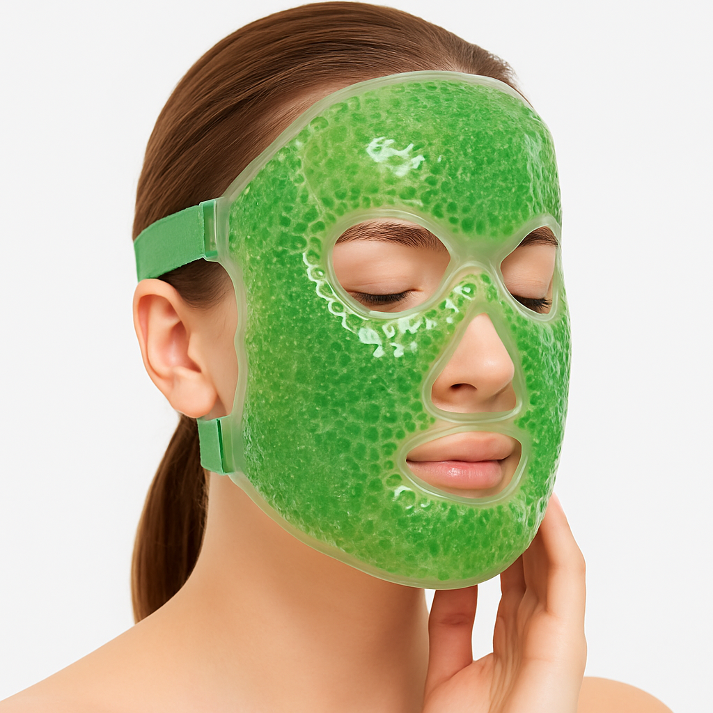 Veh-loo-tay Cooling Spa Gel Mask — Mint Revive Set (2 PCS Face + Eye Masks)